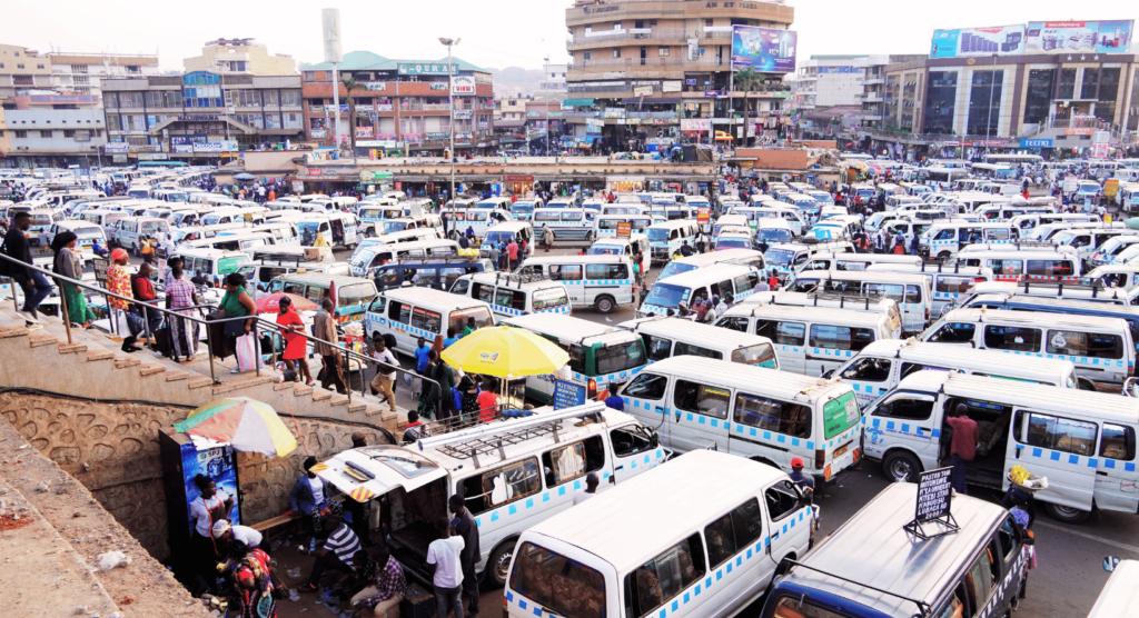 Dworzec autobusowy w Kampali